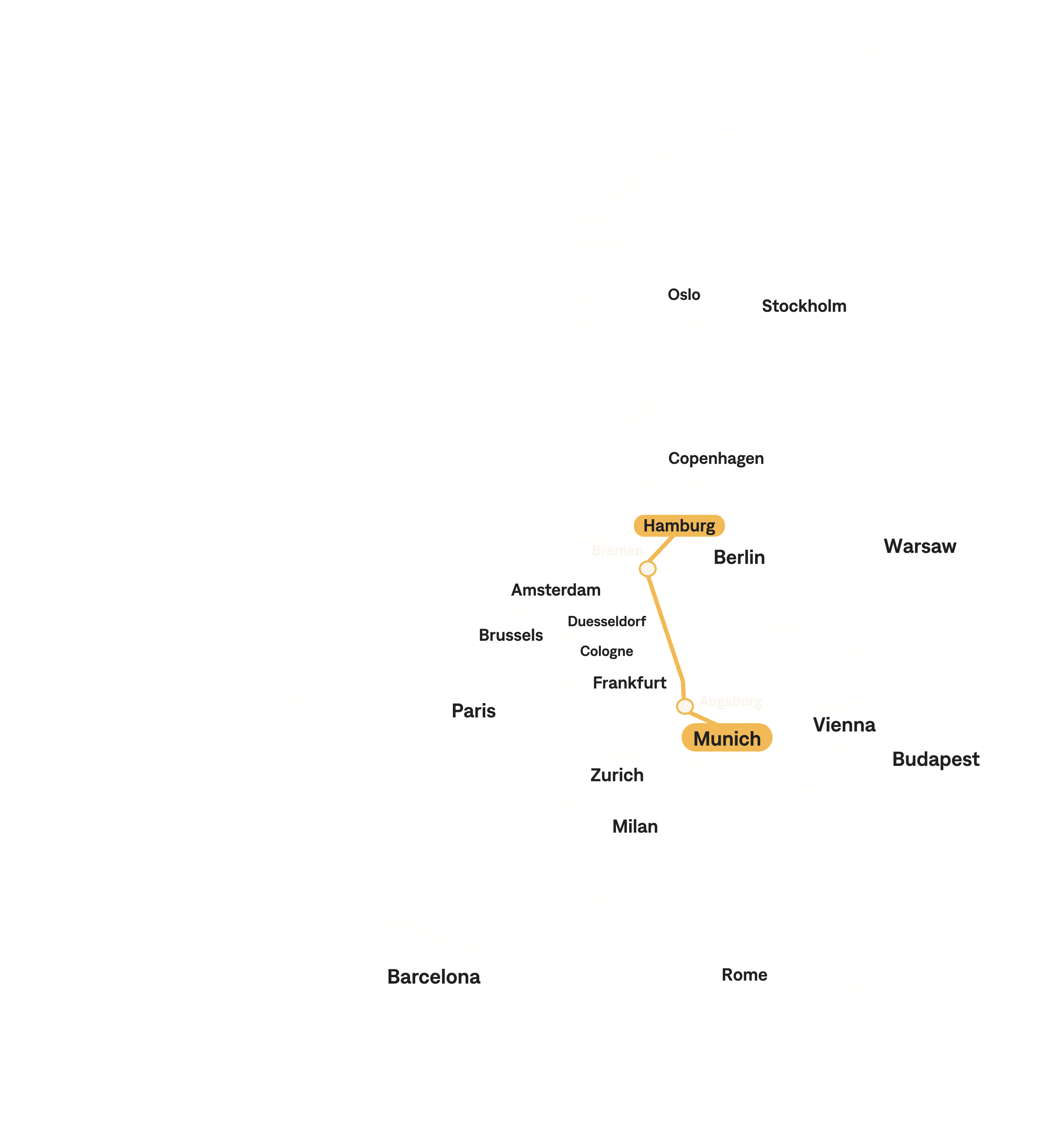 Nox Europa-Netzwerkkarte