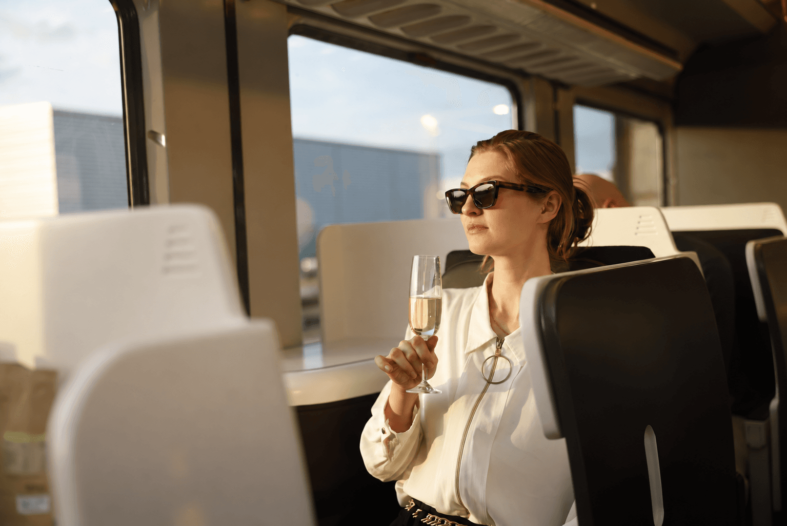 Passagierin in einer Nox Suite